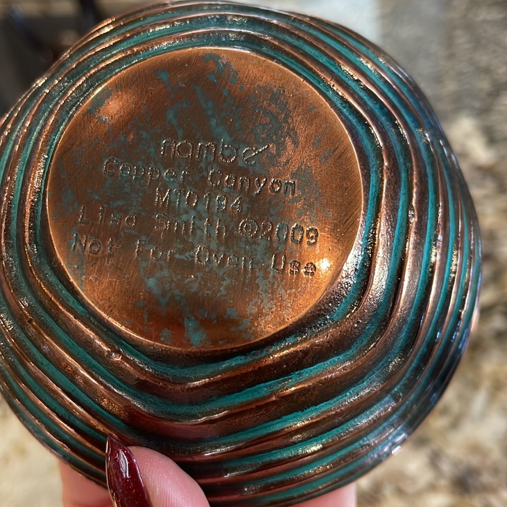 Nambe Copper Canyon Bowl - 4.5in. - Picture 3 of 4